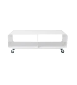 Stolik pod TV PORTABLE 90 cm biały*KARE New
