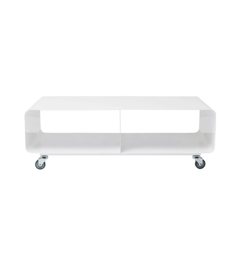 Stolik pod TV PORTABLE 90 cm biały*KARE New