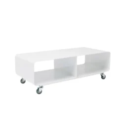 Stolik pod TV PORTABLE 90 cm biały*KARE New