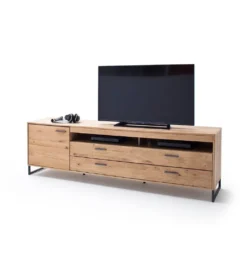 Stolik pod TV PORTLAND 224 cm dębowy*MCA Online