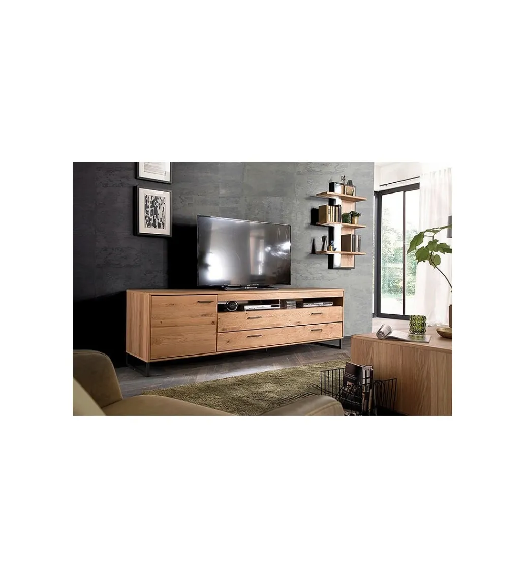 Stolik pod TV PORTLAND 224 cm dębowy*MCA Online