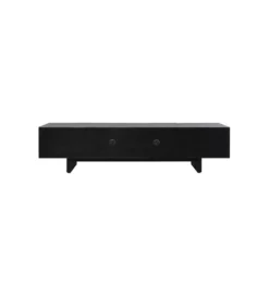 Stolik pod TV PREZIOSO 180 cm czarna*KARE