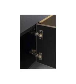 Stolik pod TV PREZIOSO 180 cm czarna*KARE