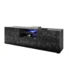 Stolik pod TV PRISMA 180 cm antracytowy*MCA Linia Włoska Hot