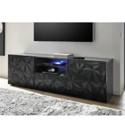 Stolik pod TV PRISMA 180 cm antracytowy*MCA Linia Włoska Hot