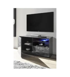 Stolik Pod TV PRISMA 122 Cm Antracytowy*MCA Linia Włoska Best