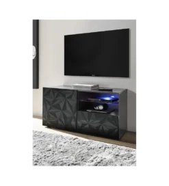 Stolik Pod TV PRISMA 122 Cm Antracytowy*MCA Linia Włoska Best
