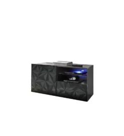 Stolik Pod TV PRISMA 122 Cm Antracytowy*MCA Linia Włoska Best