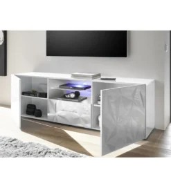 Stolik pod TV PRISMA 180 cm biały*MCA Linia Włoska New