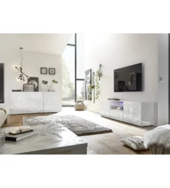 Stolik pod TV PRISMA 180 cm biały*MCA Linia Włoska New
