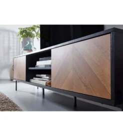 Stolik pod TV SALUZZO 163 cm w optyce dąb*WOHNLING, GERMANY New