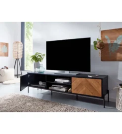 Stolik pod TV SALUZZO 163 cm w optyce dąb*WOHNLING, GERMANY New