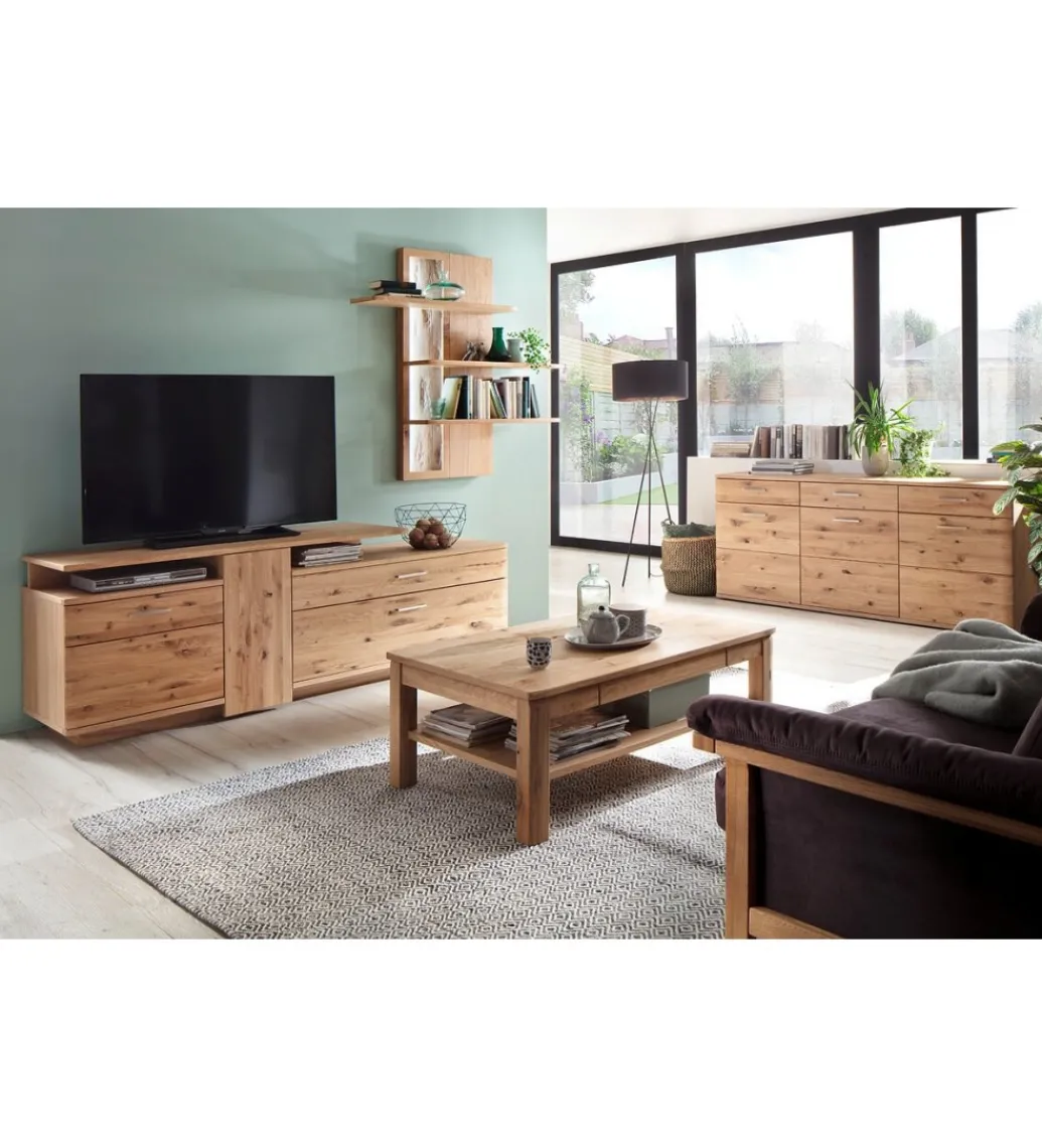 Stolik Pod TV SANTORI 210 Cm Dębowy*MCA Best