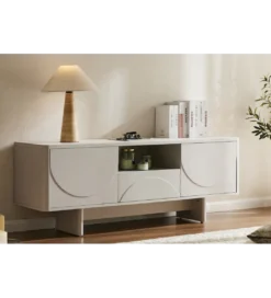 Stolik pod TV SAVOY 150 cm biały*Invicta Interior Best