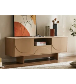 Stolik pod TV SAVOY 150 cm kolor trawertynu*Invicta Interior Outlet