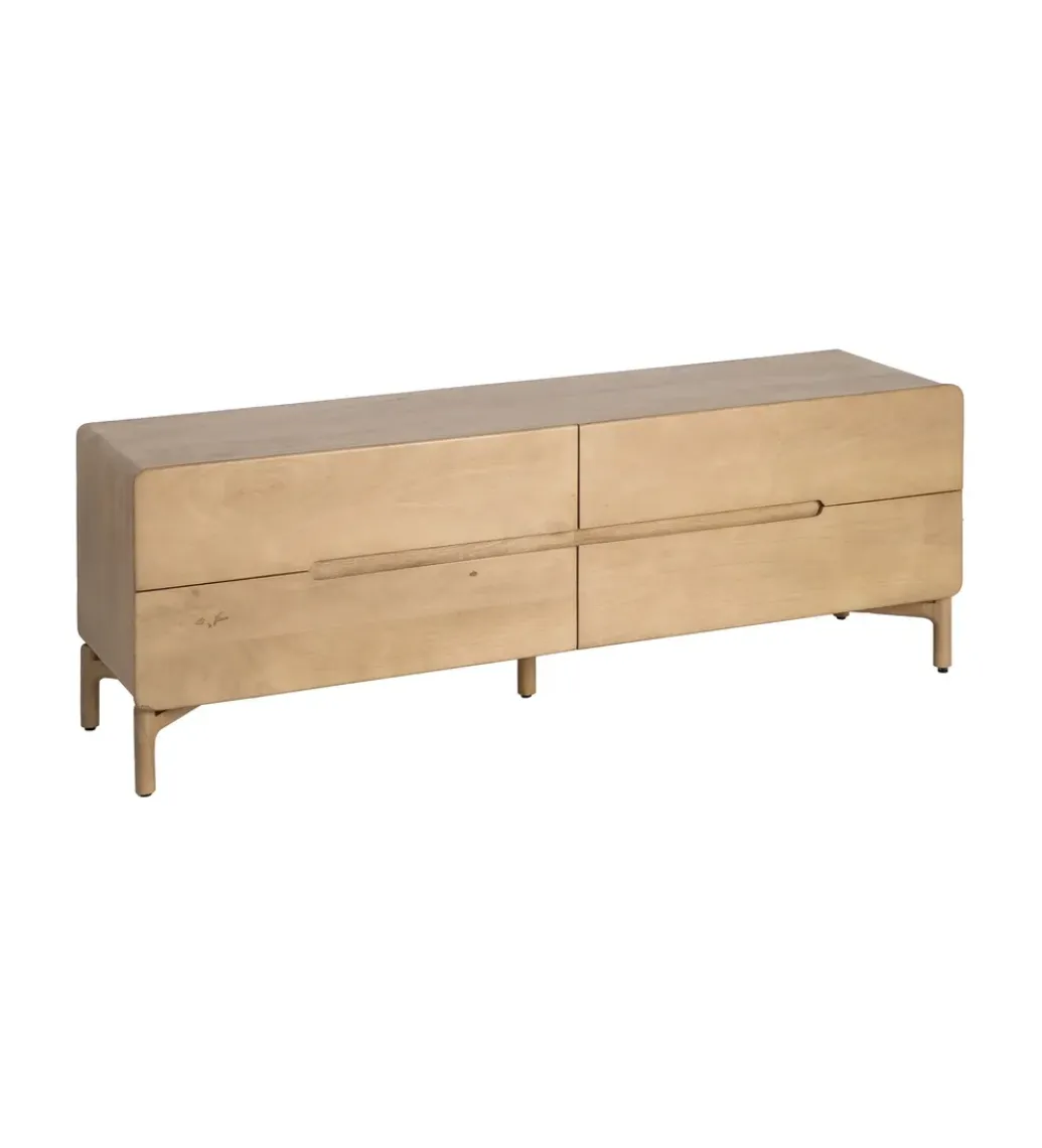 Stolik pod TV SELVADE 160 cm drewno mango*Zona-Design Best