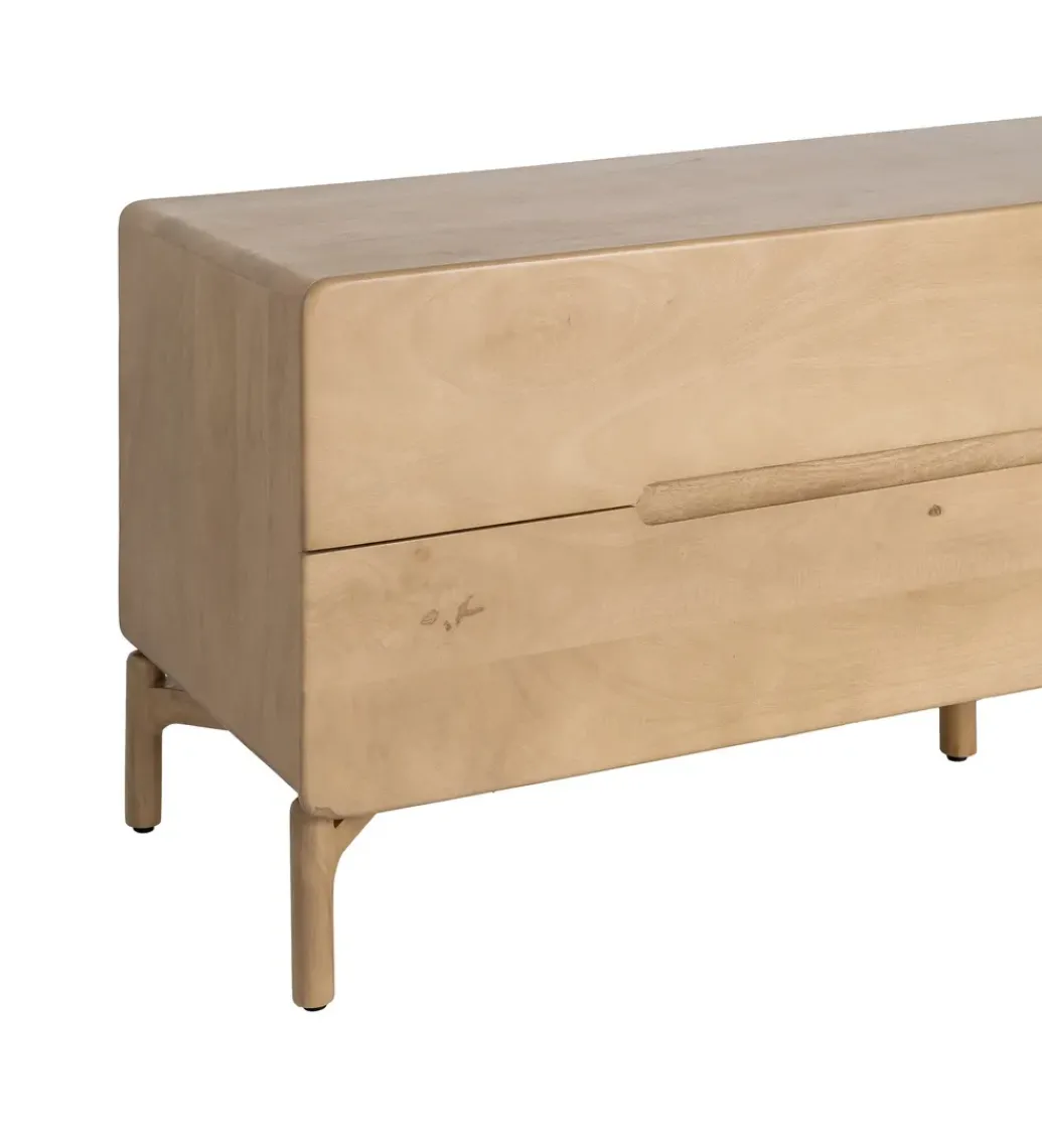 Stolik pod TV SELVADE 160 cm drewno mango*Zona-Design Best