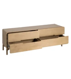 Stolik pod TV SELVADE 160 cm drewno mango*Zona-Design Best