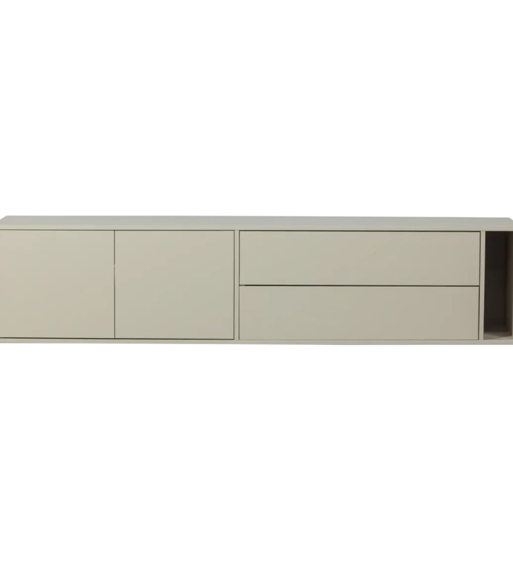 Stolik pod TV SETTLE 200 cm drewno sosny dust*WOOOD Sale