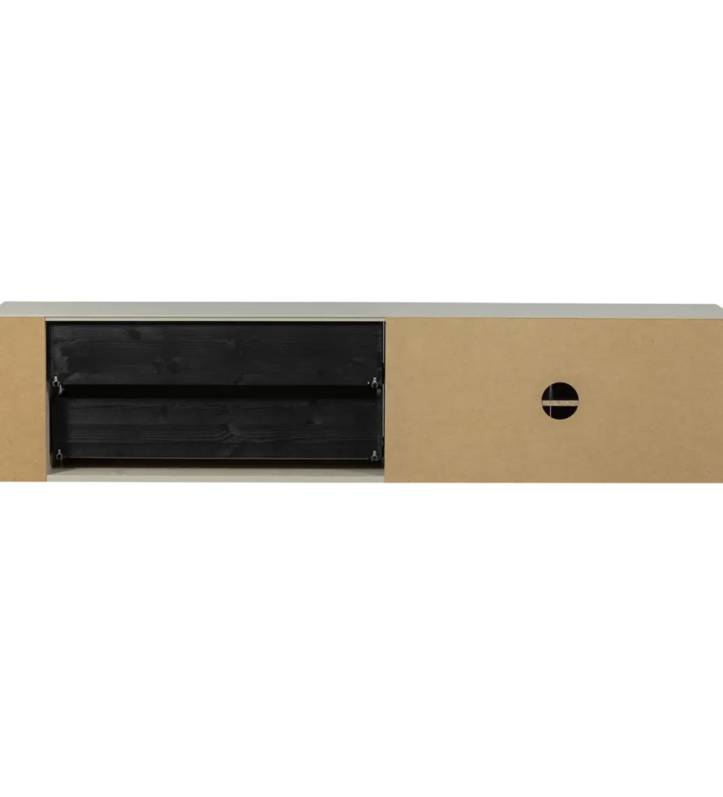 Stolik pod TV SETTLE 200 cm drewno sosny dust*WOOOD Sale