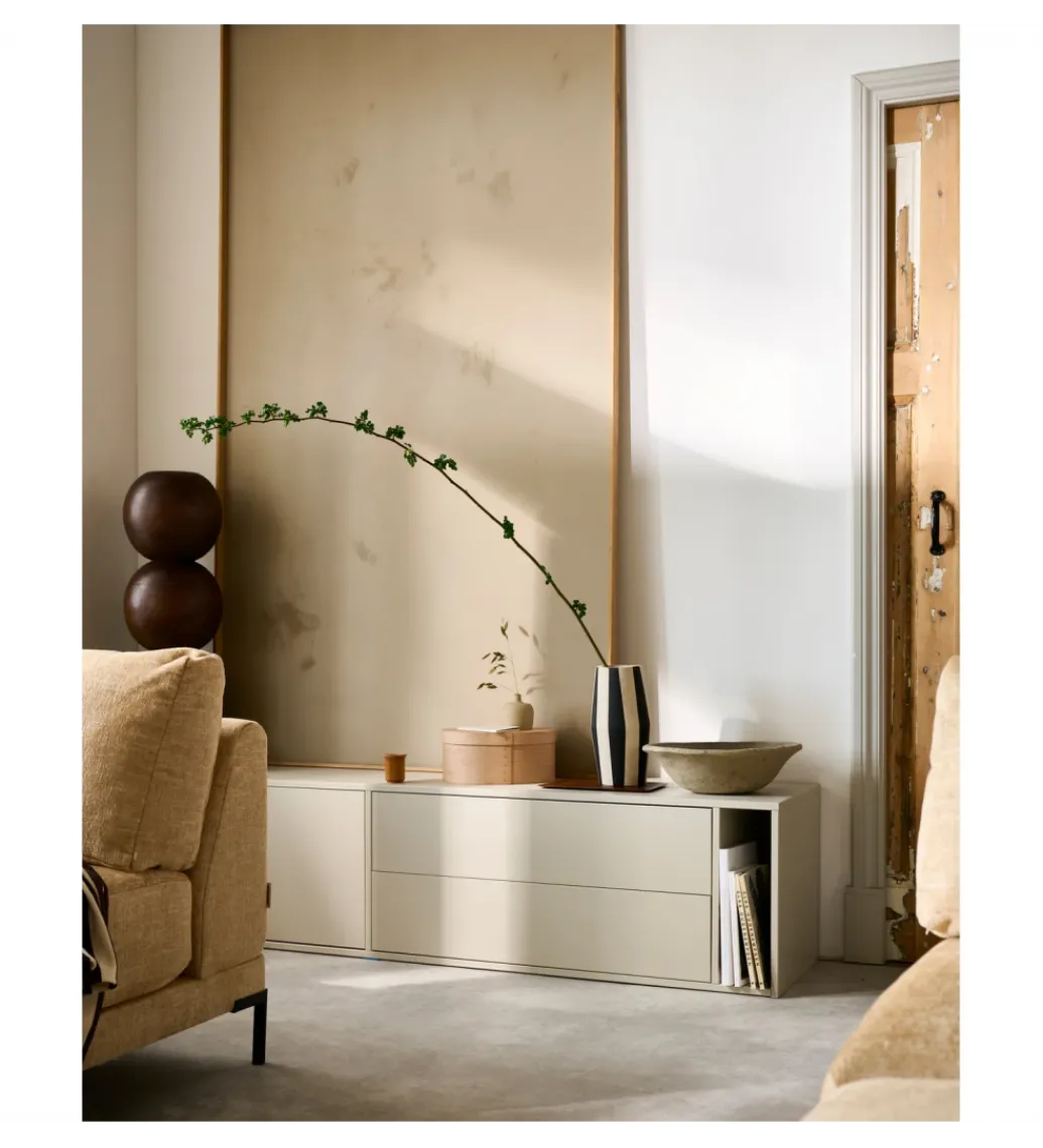 Stolik pod TV SETTLE 200 cm drewno sosny dust*WOOOD Sale