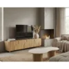 Stolik pod TV SHERIDAN 200 cm naturalna*Imeri Outlet