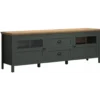 Stolik pod TV STANTON 184 cm w optyce dębu Evoke Ciemnozielony*MCA Linia Włoska Clearance