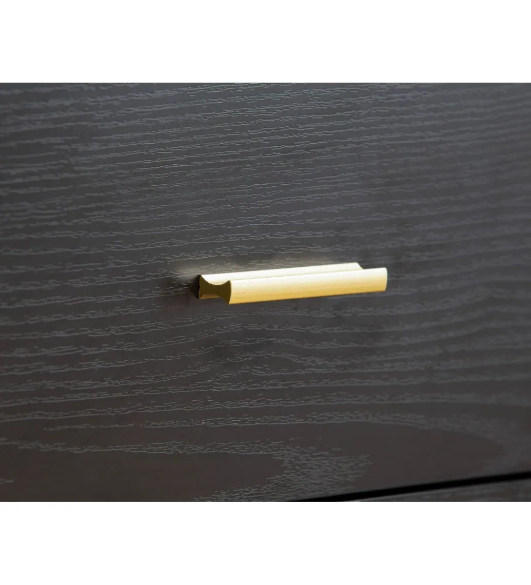 Stolik pod TV STILER 150 cm czarny*WOHNLING, GERMANY Clearance