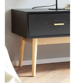 Stolik pod TV STILER 150 cm czarny*WOHNLING, GERMANY Clearance