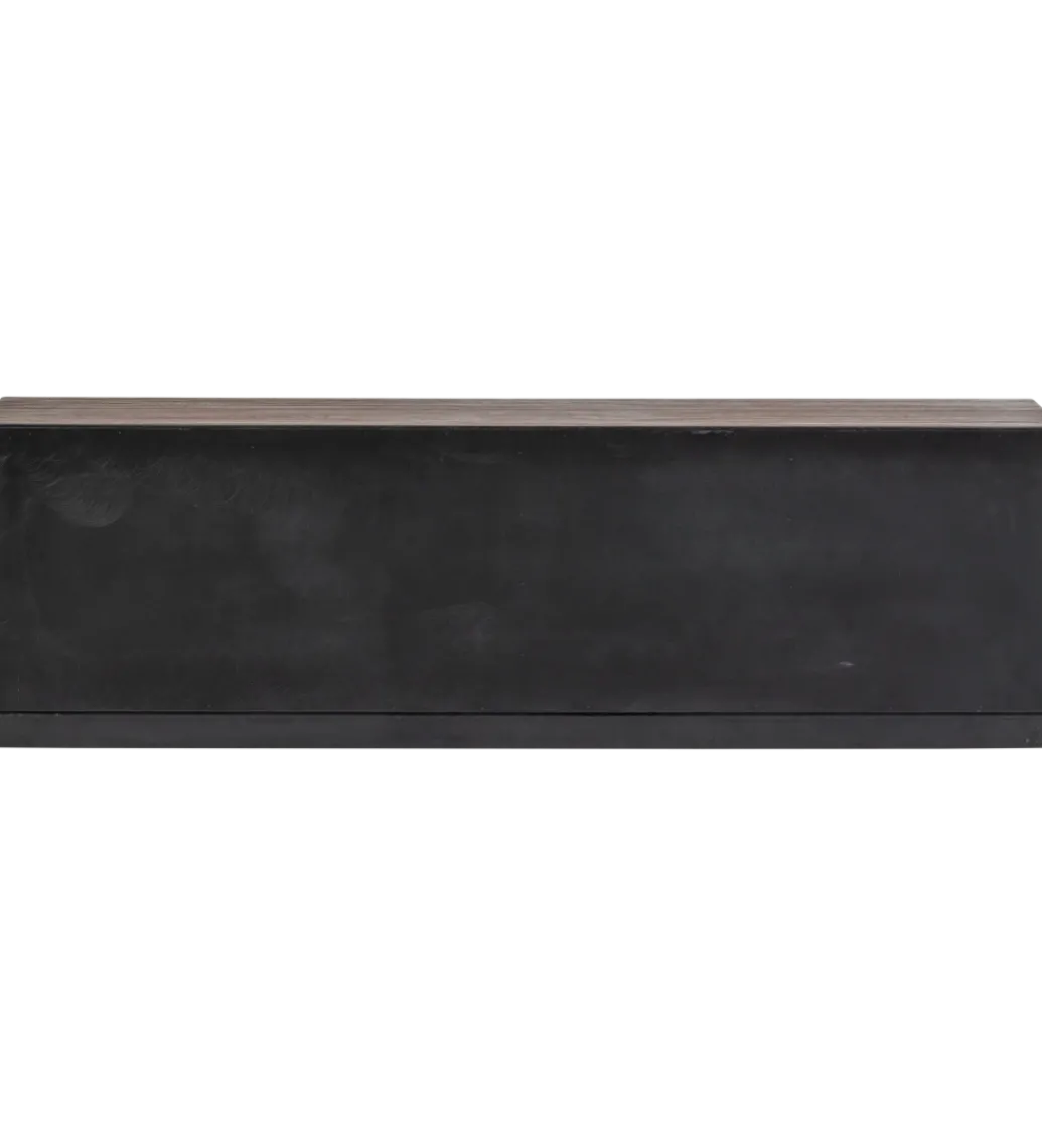 Stolik pod TV SUN 150 cm drewno teak brązowy*WOOOD Discount