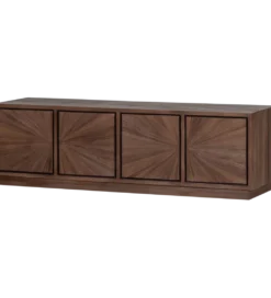 Stolik pod TV SUN 150 cm drewno teak brązowy*WOOOD Discount
