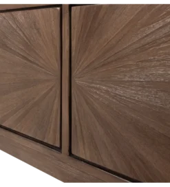 Stolik pod TV SUN 150 cm drewno teak brązowy*WOOOD Discount
