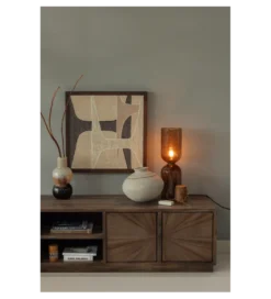 Stolik pod TV SUN 200 cm drewno teak brązowy*WOOOD Discount
