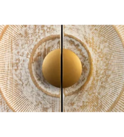 Stolik pod TV SWEET GOLDEN SUNSET 180 cm drewno mango biała*Invicta Interior Clearance