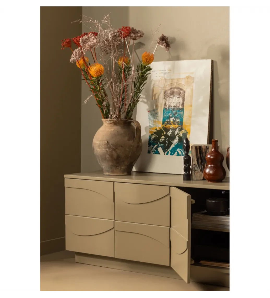 Stolik pod TV TEO 180 cm drewno sosnowe mud*WOOOD Discount