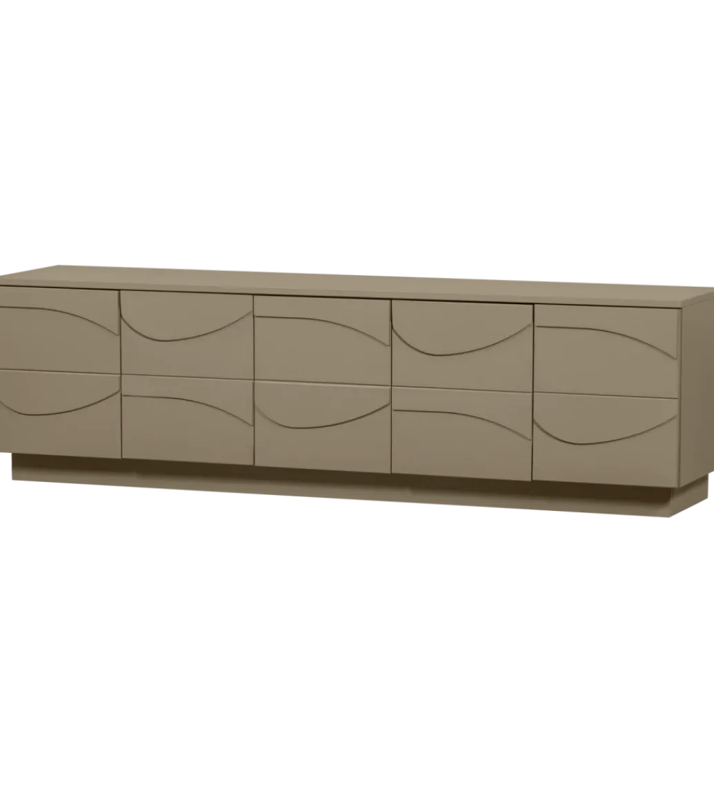 Stolik pod TV TEO 180 cm drewno sosnowe mud*WOOOD Discount