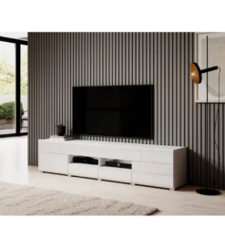 Stolik pod Tv TOLEDO 208 cm biały*Helvetia Best
