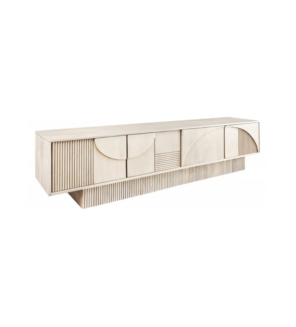 Stolik pod TV TOMES 200 cm drewno mango*Invicta Interior