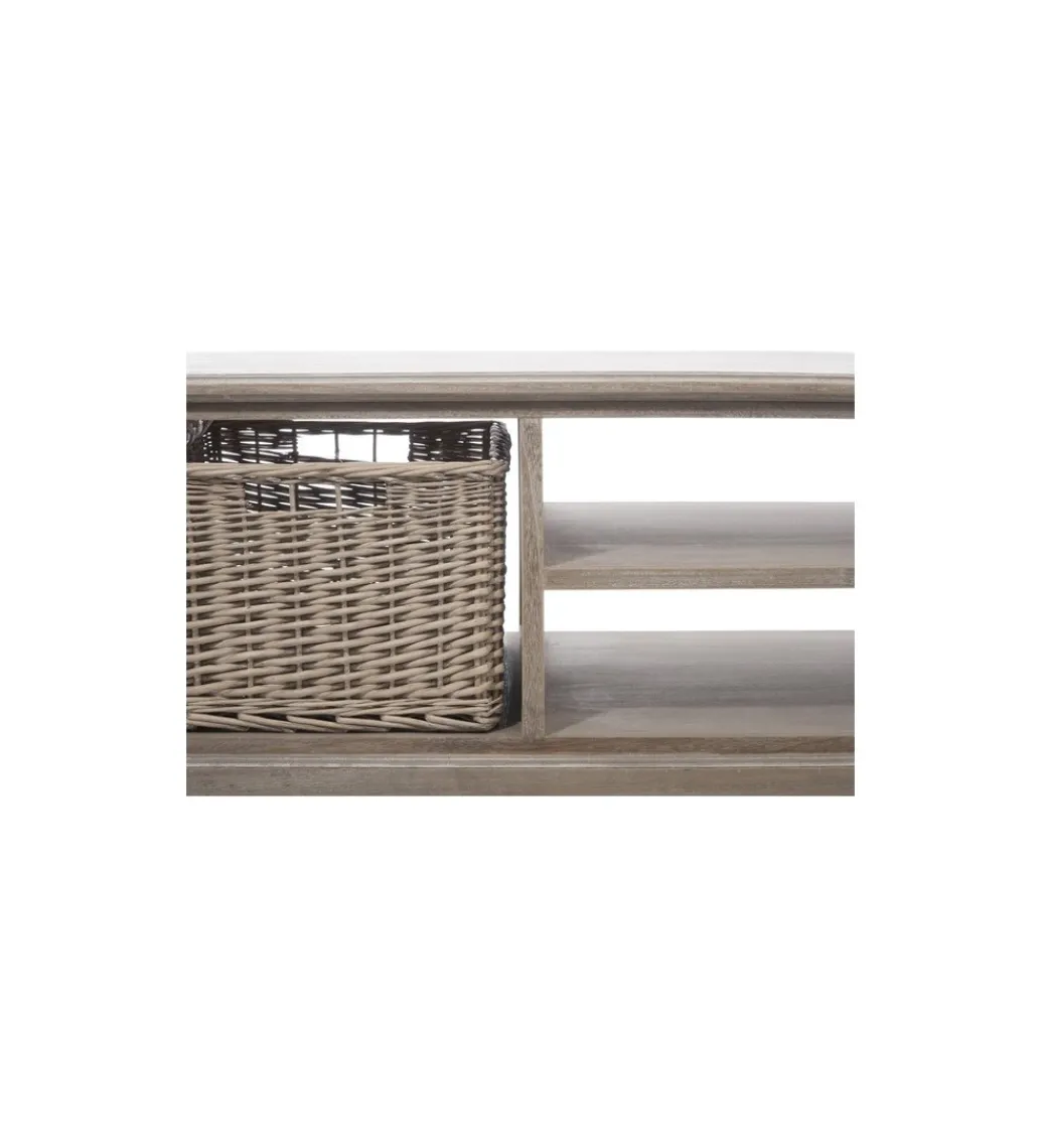 Stolik pod TV VALDES 120 cm naturalny*J-Line