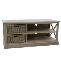 Stolik pod TV VALDES 120 cm naturalny*J-Line Sale