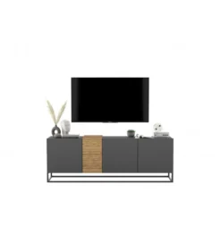 Stolik pod TV VANTA 160 cm antracytowy matowy*Polski Design ML Hot