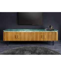 Stolik pod TV VENEZIANO 160cm drewno mango*Invicta Interior Online