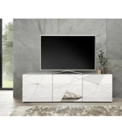 Stolik pod TV VITTORIA 181 cm biały*MCA Linia Włoska Online