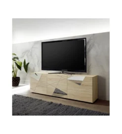 Stolik pod TV VITTORIA 181 cm w kolorze dąb sonoma*MCA Linia Włoska New