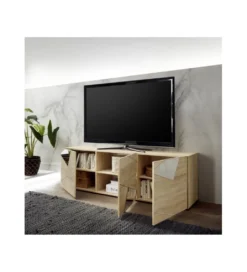 Stolik pod TV VITTORIA 181 cm w kolorze dąb sonoma*MCA Linia Włoska New