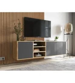 Stolik Pod Tv wiszący Apollo 150 Cm antracytowy*Polski Design ML Online