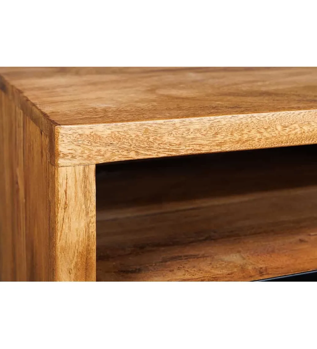 Stolik pod TV wiszący ARKTYKA Mammut 160 cm drewno akacja honey OUTLET*Invicta Interior Hot