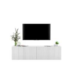 Stolik pod TV wiszący ELPIS 150 cm biały*Polski Design ML Sale