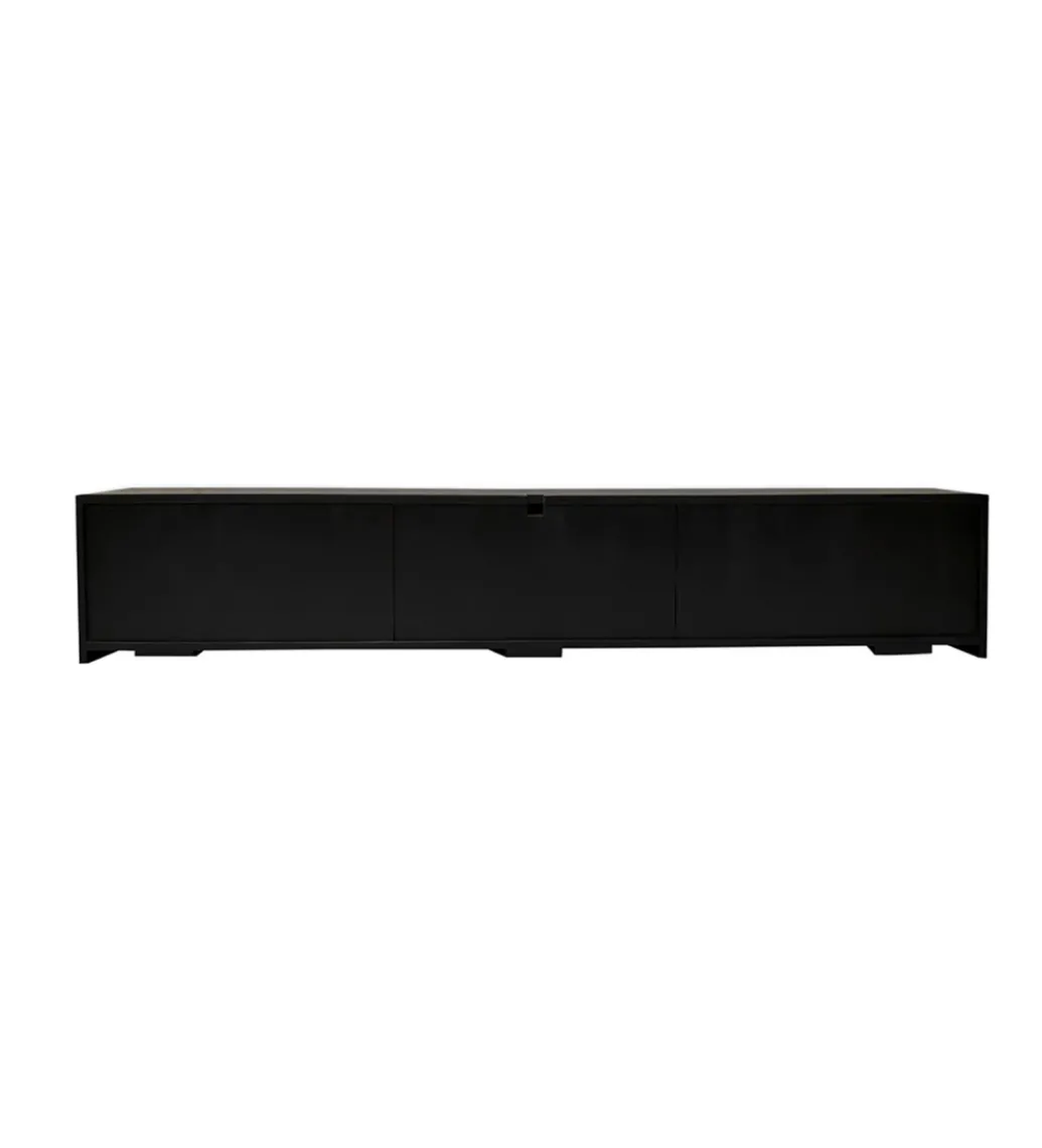 Stolik pod TV wiszący ILLUSION 160 cm 3D drewno mango*Invicta Interior New