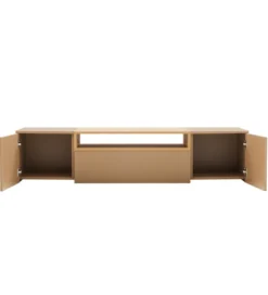 Stolik pod TV wiszący LOFT 160 cm beżowa naturalna*Invicta Interior Best